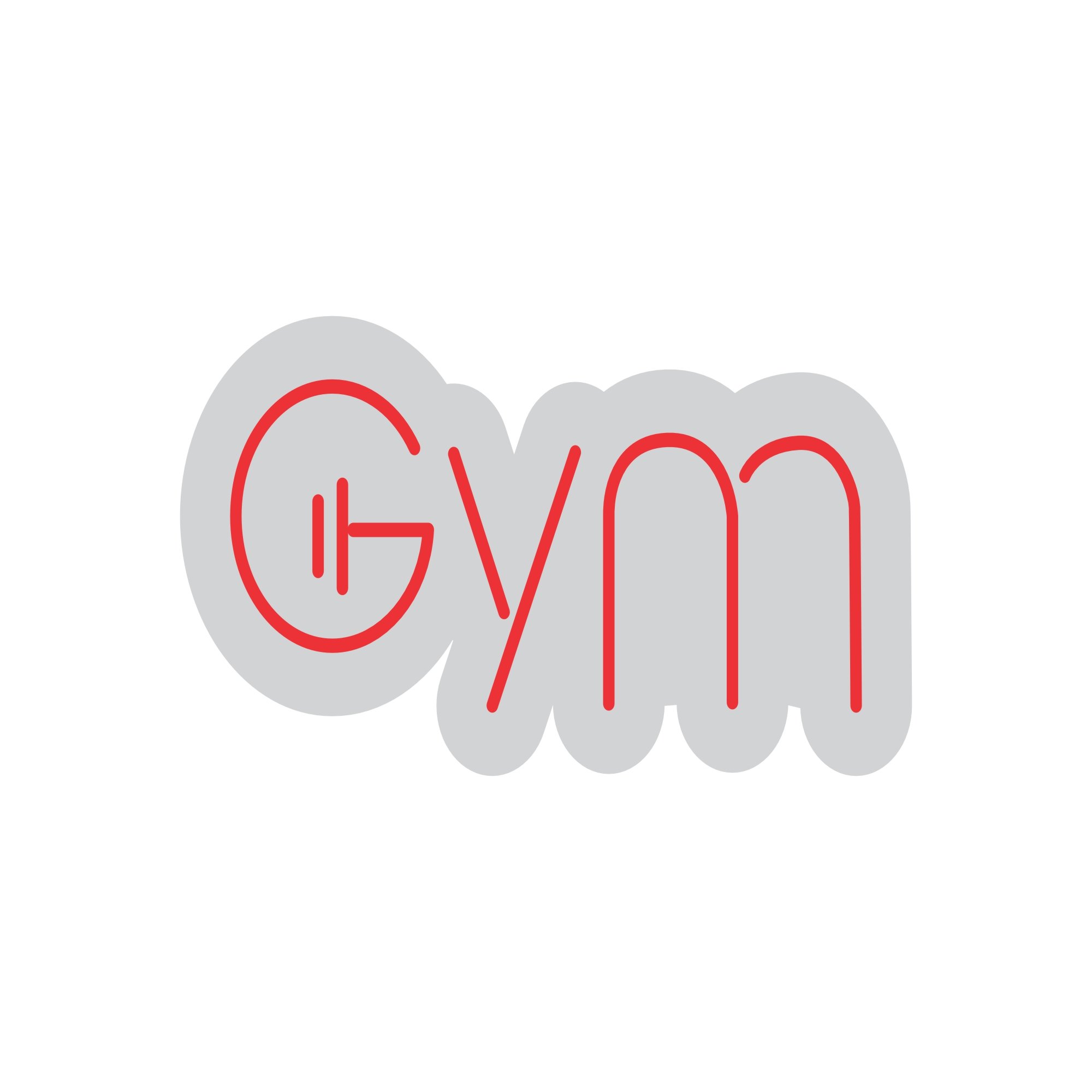 Custom Neon | Gym Neon Sign | 10x20 | Red Neon Sign for Fitness Gym Workout Room 3