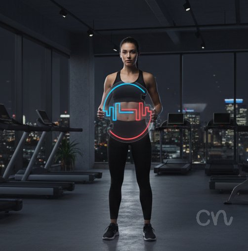 Custom Neon | Headphones with Heartbeat Neon Sign | 16x16 | Ice Blue and Red