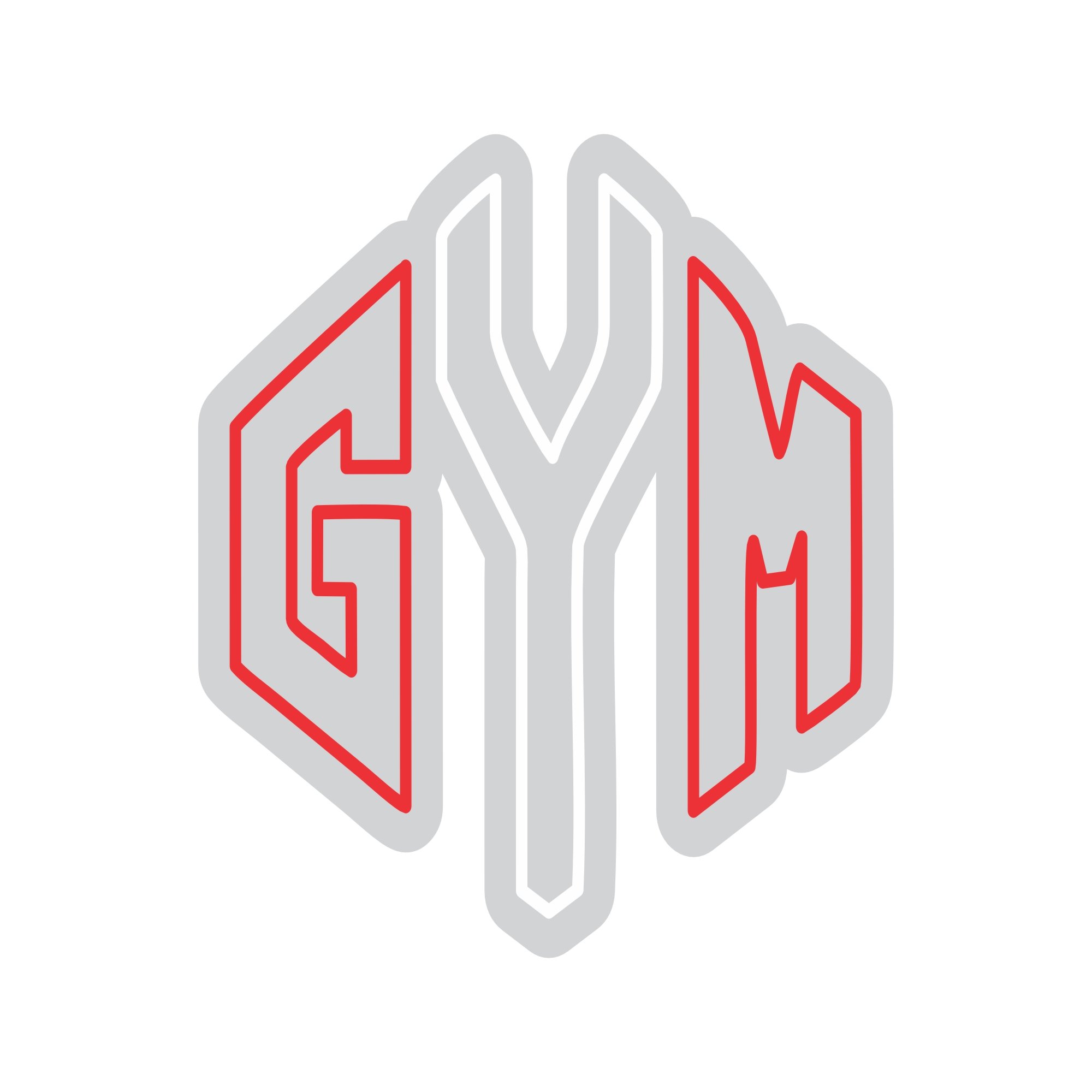 Custom Neon | Gym Neon Sign | 18x19 | Red Light Neon Sign for Fitness Gym Decor 3