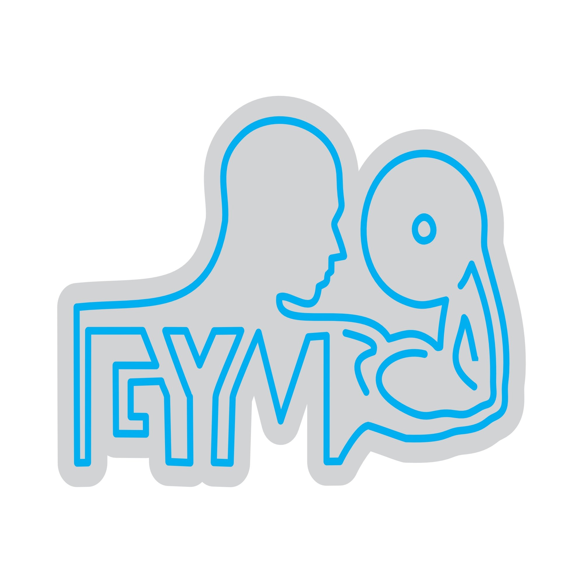 Custom Neon | Gym Neon Sign | 16x24 | Ice Blue Color for Gym Decor and Fitness Studios 3