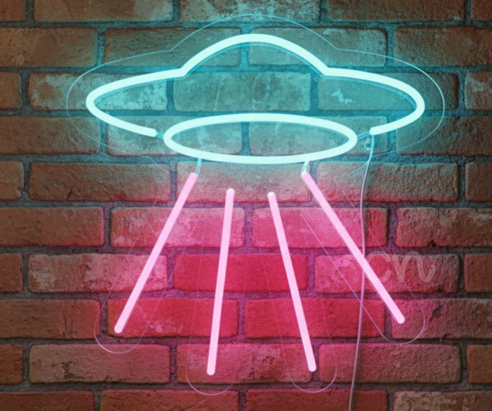 Custom Neon | UFO Neon Sign | 16x16
