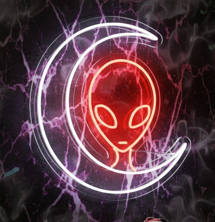 Alien Neon Sign