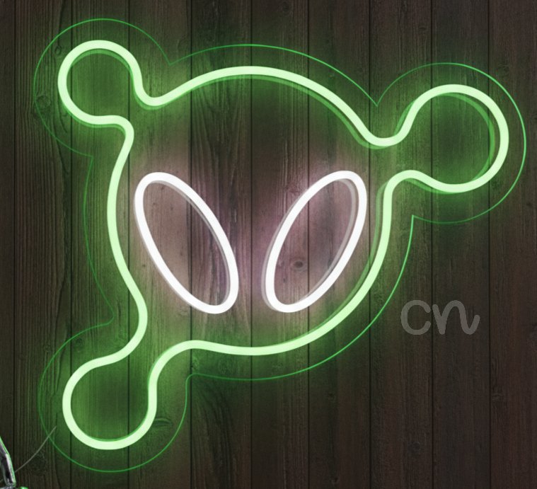 Custom Neon | Neon Flex Alien Sign | 18x20