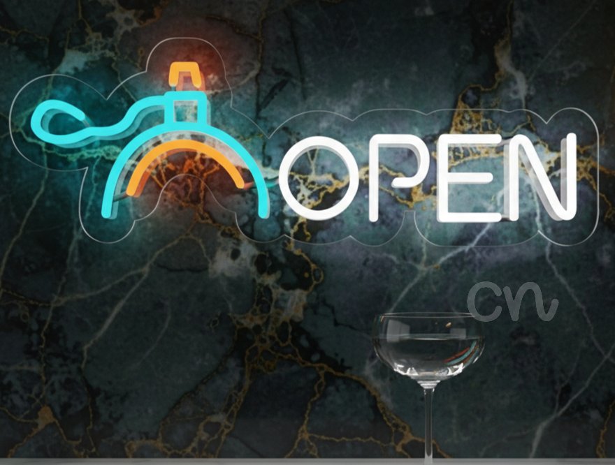 Custom Neon | Open Neon Sign | 8x22