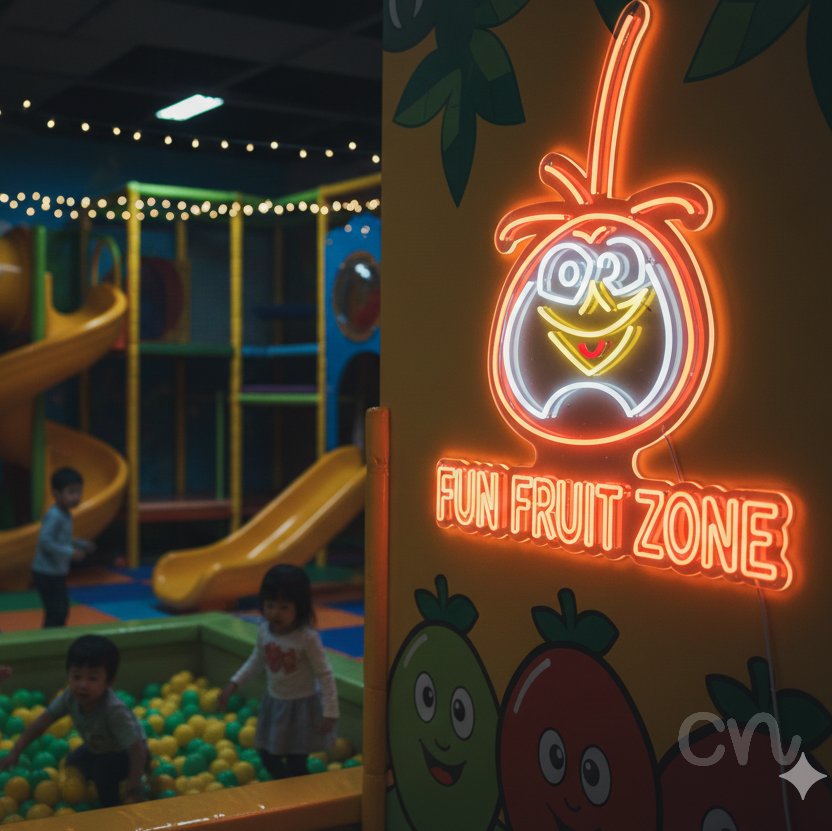 Custom Neon | Bird Face Neon Sign | 23x16 | Orange, Yellow, Red Bright Decor