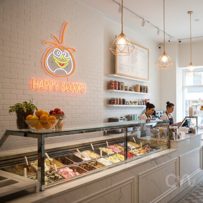 Custom Neon | Bird Face Neon Sign | 23x16 | Orange, Yellow, Red Bright Decor 2