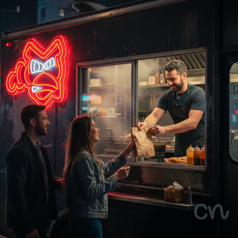 Custom Neon | Angry Bird Face Neon Sign | 19x24 | Red, Orange, White Bright Colors