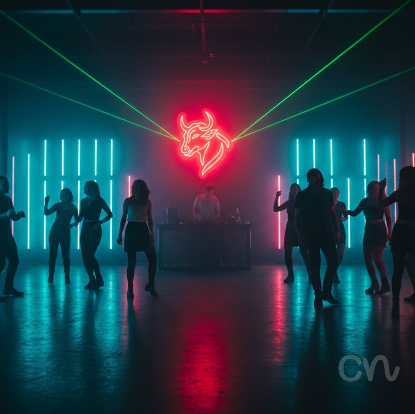 Custom Neon | Bull Head Neon Sign | 22x17 | Red Neon Sign for Home Bar Decor