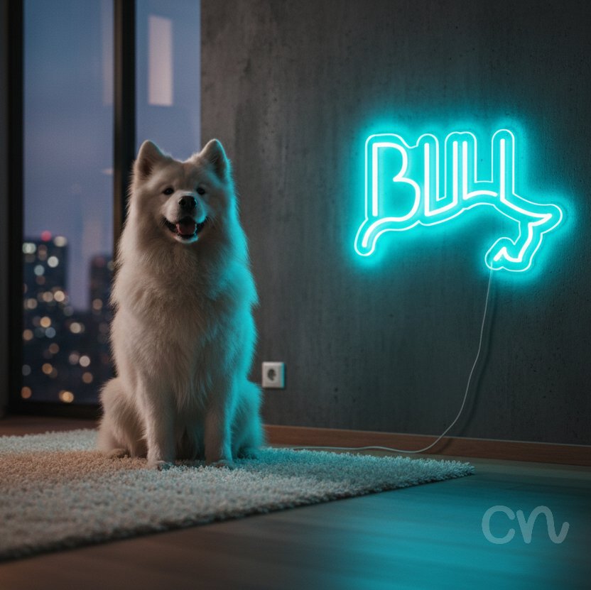 Custom Neon | Bull Neon Sign | 13x20 Inches | Warm White Neon Sign for Home Decor 2