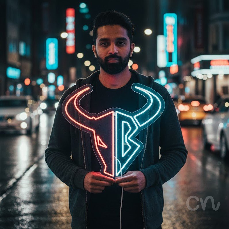 Custom Neon | Bull Head Neon Sign | 23x24 Inches | Red Neon Sign for Bar Home Decor