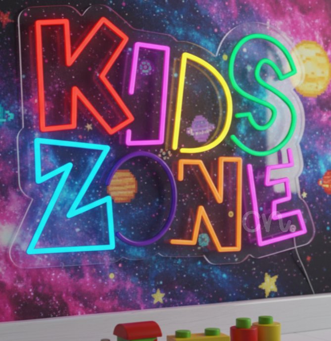 Custom Neon | Neon Flex Game Room Sign | 18x23