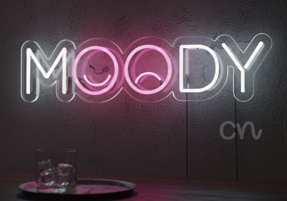 Custom Neon | MOODY | 6x24