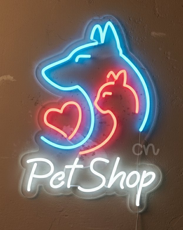 Custom Neon | Pet Shop Neon Sign | 21x15