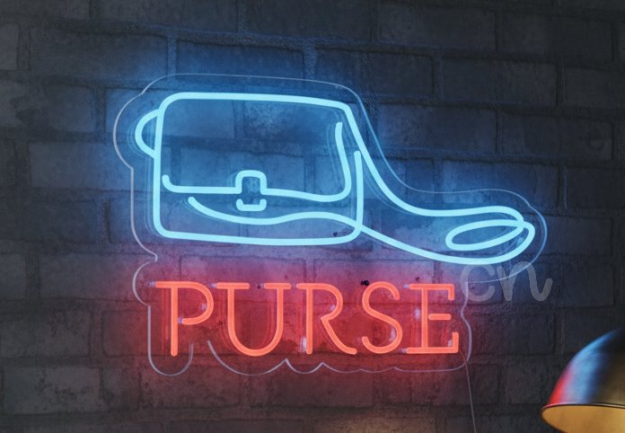 Custom Neon | Purse Neon Sign | 15x24 Inch