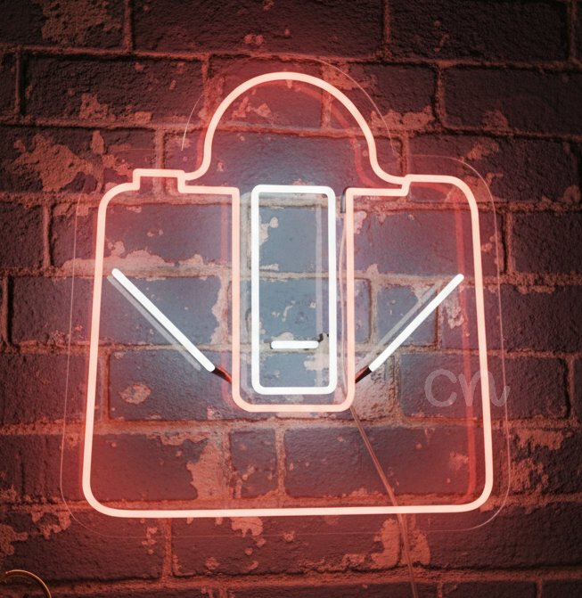 Custom Neon | Handbag Neon Sign | 21x20 Inch