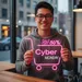 Custom Neon | Sale Off 50% Cyber Monday Neon Sign | 20x23 | Hot Pink, Warm White 1