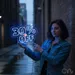 Custom Neon | 30% Off Neon Sign | 18x24 | Blue Neon Sign for Decor and Parties 1