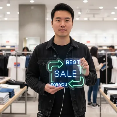 Custom Neon | Best Sale for You Neon Sign | 19x24 | Blue Green Neon Sign