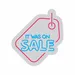 Custom Neon | It Was on Sale Neon Sign | 23x21 | Light Blue and Red Neon Sign 3