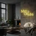 Custom Neon | Mr & Mrs Neon Sign | 16x30 | Yellow Bright Color for Wedding Decor 2