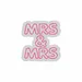 Custom Neon | Mrs & Mrs Neon Sign | 25x24 | Hot Pink Color for Weddings & Celebrations 3