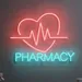 Custom Neon | Custom Pharmacy Neon Sign | Red & Blue | 17x22 1