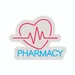 Custom Pharmacy Neon Sign | Heartbeat & Heart LED Wall Light | Red & Blue Neon Pharmacy Sign for Medical Clinics, Drugstores, Wellness Centers & Healthcare Decor | Durable LED Wall Art 17x22 3