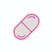 Custom Neon | Pill Neon Sign | 15x15 | Pink 3