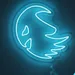 Custom Neon | Floating Spirit Shape Neon Sign | 23x23 | Blue 2