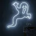 Custom Neon | Waving Ghost Shape Neon Sign | 15x23 | Gray 1