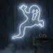 Custom Neon | Waving Ghost Shape Neon Sign | Energy-Efficient LED Wall Decor for Halloween, Parties, Bars, and Spooky Events | 15x23 | Gray 2