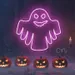 Custom Neon | Pink Neon Ghost LED Sign | 23x24 1