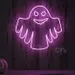 Custom Neon | Pink Neon Ghost LED Sign | 23x24 2
