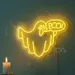 Custom Neon | Neon Ghost Sign | Yellow | 19x24 1