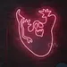 27x23 Scary Ghost Neon Sign – Red LED Haunted Spirit Wall Light for Halloween Parties, Haunted Houses, Bars, Game Rooms, Spooky Home Decor, and Unique Gifts for Horror and Ghost Enthusiasts 2