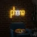 Custom Neon | Phone Neon Sign | 18x24 | Yellow Bright Neon Decor for Home or Bar 2