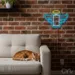 Custom Neon | Angel Phone Neon Sign | 17x24 | Blue and Yellow Neon Sign for Home Decor 2