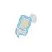 Custom Neon | Smartphone with Smiley Face Neon Sign | 24x21 | Sky Blue and Yellow 3
