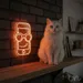 Custom Neon | Smartphone Face Neon Sign | 24x18 | Orange | Bright Mobile Phone Decor 2