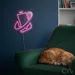 Custom Neon | Hat Design Neon Sign | 24x21 Inches | Hot Pink Bright Wall Decor 2