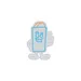 Custom Neon | Smiling Drink Carton Neon Sign | 24x17 | Ice Blue, Orange 3