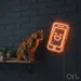 Custom Neon | Smiling Phone Neon Sign | 24x18 | Orange Neon Sign for Home Bar Room 2
