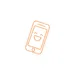 Custom Neon | Smiling Phone Neon Sign | 24x18 | Orange Neon Sign for Home Bar Room 3