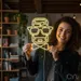 Custom Neon | Hipster Face with Bow Tie Neon Sign | 23x20 | Yellow 1