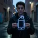 Custom Neon | Smartphone Design Neon Sign | 24x13 | Blue Light for Tech Lovers 1