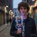 Custom Neon | Smartphone with Headphones Neon Sign | 25x16 | Orange Blue 1