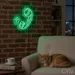 Custom Neon | Telephone Neon Sign | 23x21 Inches | Green Color for Home Bar Decor 2