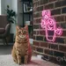 Custom Neon | Cellphone Cartoon Neon Sign | 26x21 Inches | Hot Pink 2