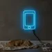 Custom Neon | Smartphone Design Neon Sign | 24x16 | Cyan Light for Modern Decor 2