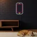 Custom Neon | Smartphone Shape Neon Sign | 26x16 Inches | Pink and Yellow Neon Sign 2